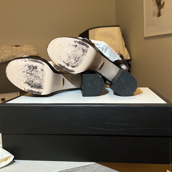 • GG LEATHER UPPER AND SOME SANDAL BLACK • Worn once • Originally bought in 2019 - Picture 8 of 10